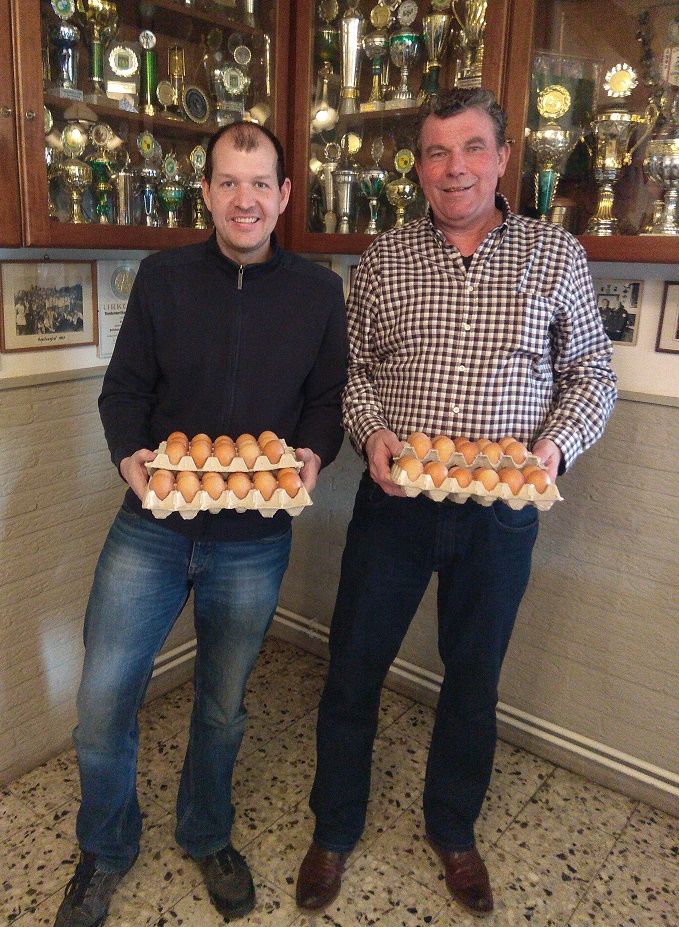 Fabian Meyer gewinnt das Ostereier-Schießen
