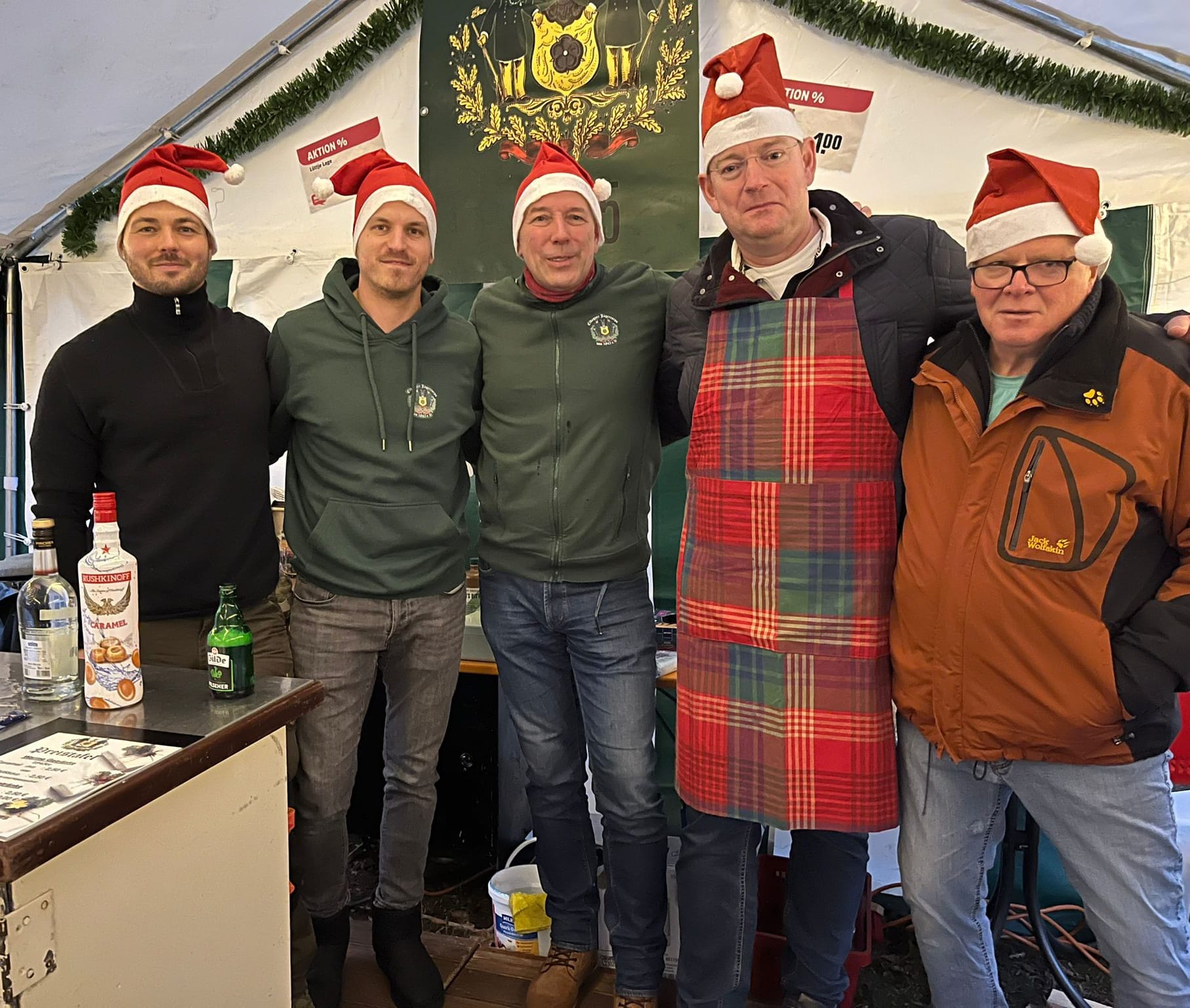 Jägercorps auf dem Eldagser Weihnachtsmarkt erfolgreich